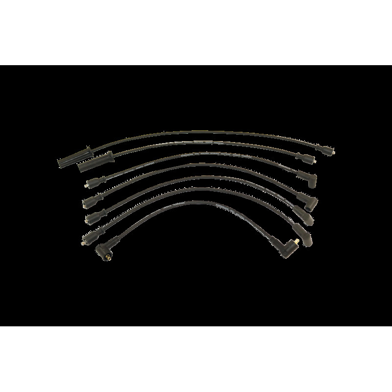 CABO DE IGNIÇÃO 7MM P/ EMPILHADEIRA MITSUBISHI GM HYSTER YALE CLARCK DAEWOO VORTEC V6 IND(TAMPA BAIXA) PT/PT REF. 818750