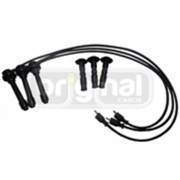 CABO DE IGNICAO 8MM KIA SORENTO 3.5 V6 3 CABOS E 3 TUBOS PT/PT